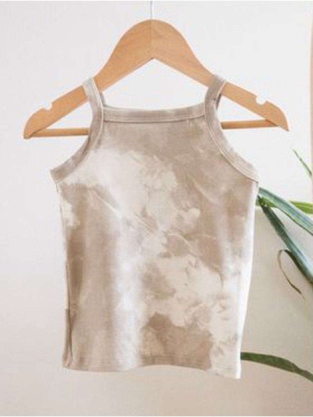 Jax + Lennon Kids Fitted Tank Cream Tie Dye Sz 4/5
